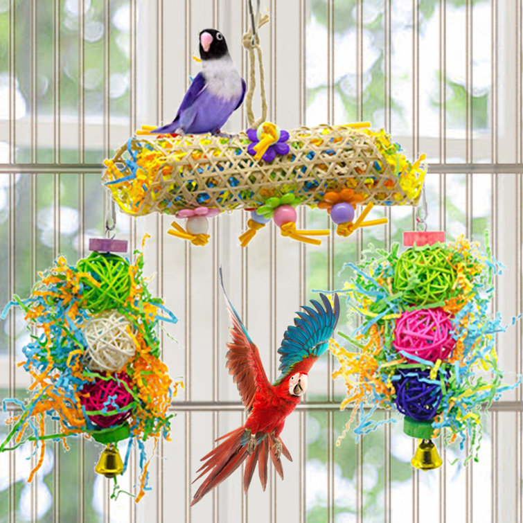 Birds playing toys hotsell